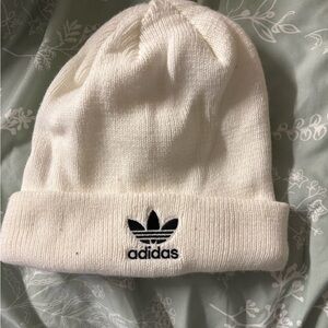 Adidas Cream Knit Beanie